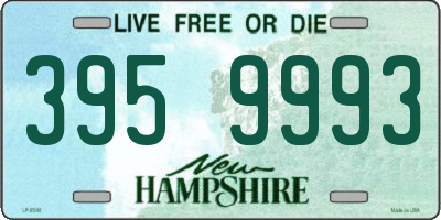 NH license plate 3959993