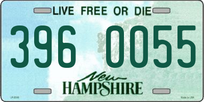 NH license plate 3960055