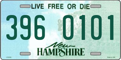 NH license plate 3960101