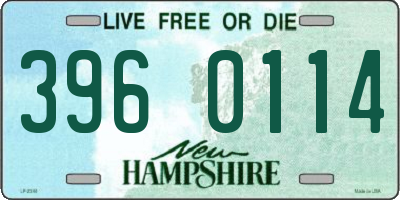 NH license plate 3960114