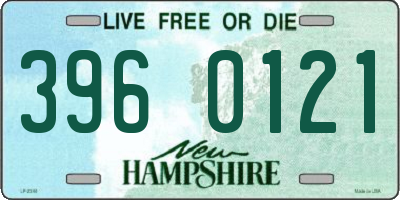 NH license plate 3960121