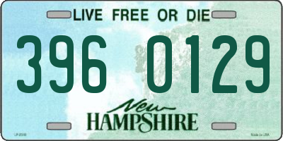 NH license plate 3960129