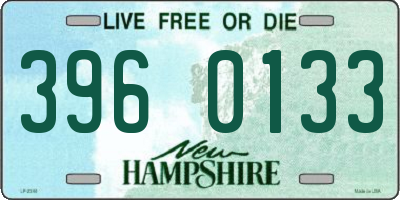 NH license plate 3960133