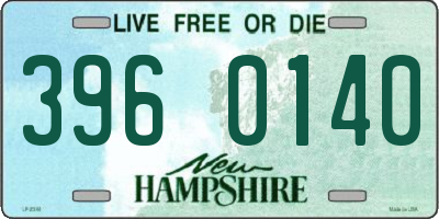 NH license plate 3960140