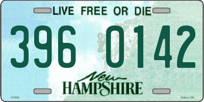 NH license plate 3960142