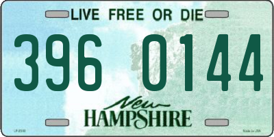 NH license plate 3960144