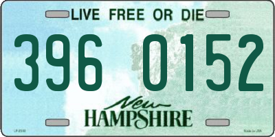 NH license plate 3960152