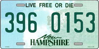 NH license plate 3960153