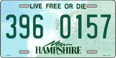 NH license plate 3960157