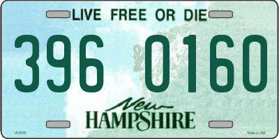 NH license plate 3960160