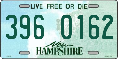 NH license plate 3960162