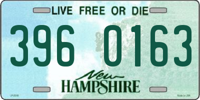 NH license plate 3960163