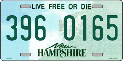 NH license plate 3960165