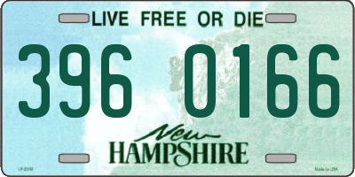 NH license plate 3960166