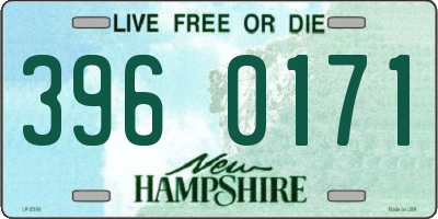 NH license plate 3960171