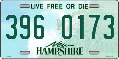 NH license plate 3960173