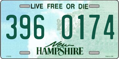 NH license plate 3960174