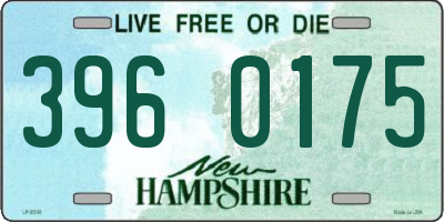 NH license plate 3960175