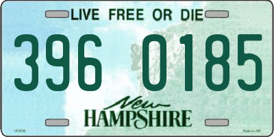 NH license plate 3960185