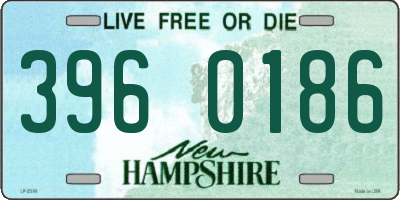 NH license plate 3960186