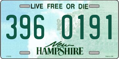 NH license plate 3960191