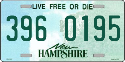 NH license plate 3960195