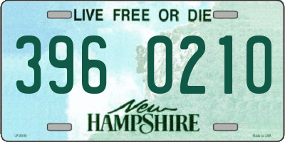 NH license plate 3960210