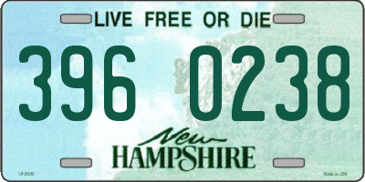 NH license plate 3960238