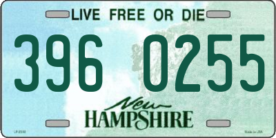 NH license plate 3960255