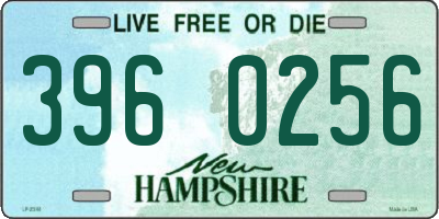 NH license plate 3960256