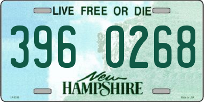 NH license plate 3960268