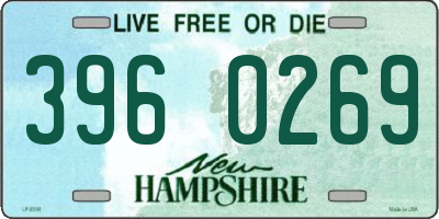 NH license plate 3960269