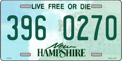 NH license plate 3960270