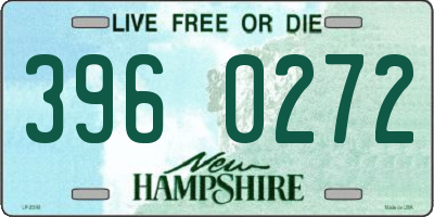 NH license plate 3960272