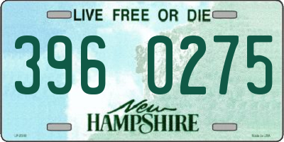 NH license plate 3960275