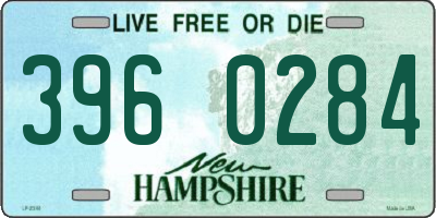 NH license plate 3960284