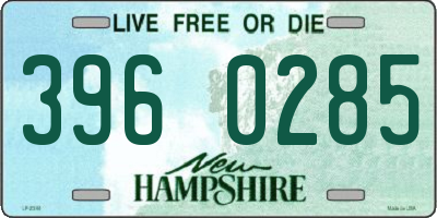 NH license plate 3960285