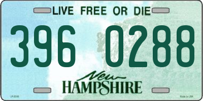 NH license plate 3960288