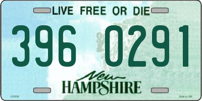 NH license plate 3960291