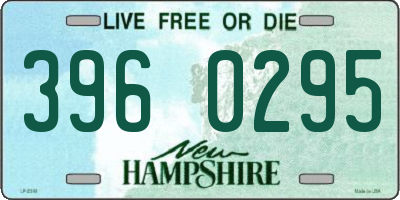 NH license plate 3960295