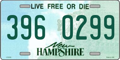 NH license plate 3960299