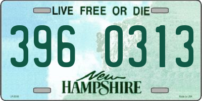 NH license plate 3960313