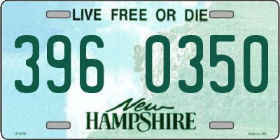 NH license plate 3960350