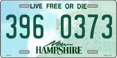 NH license plate 3960373