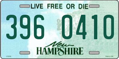 NH license plate 3960410