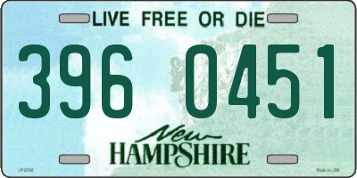 NH license plate 3960451