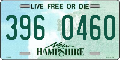 NH license plate 3960460