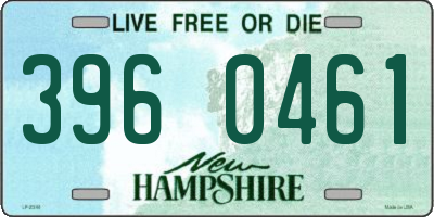 NH license plate 3960461