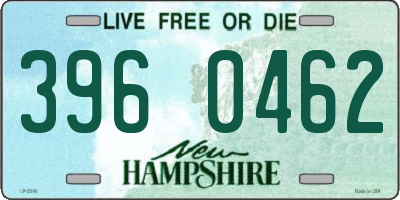 NH license plate 3960462