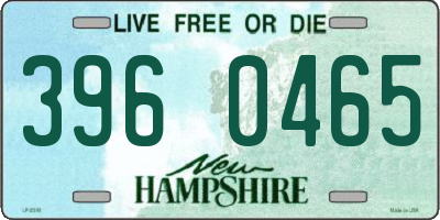 NH license plate 3960465